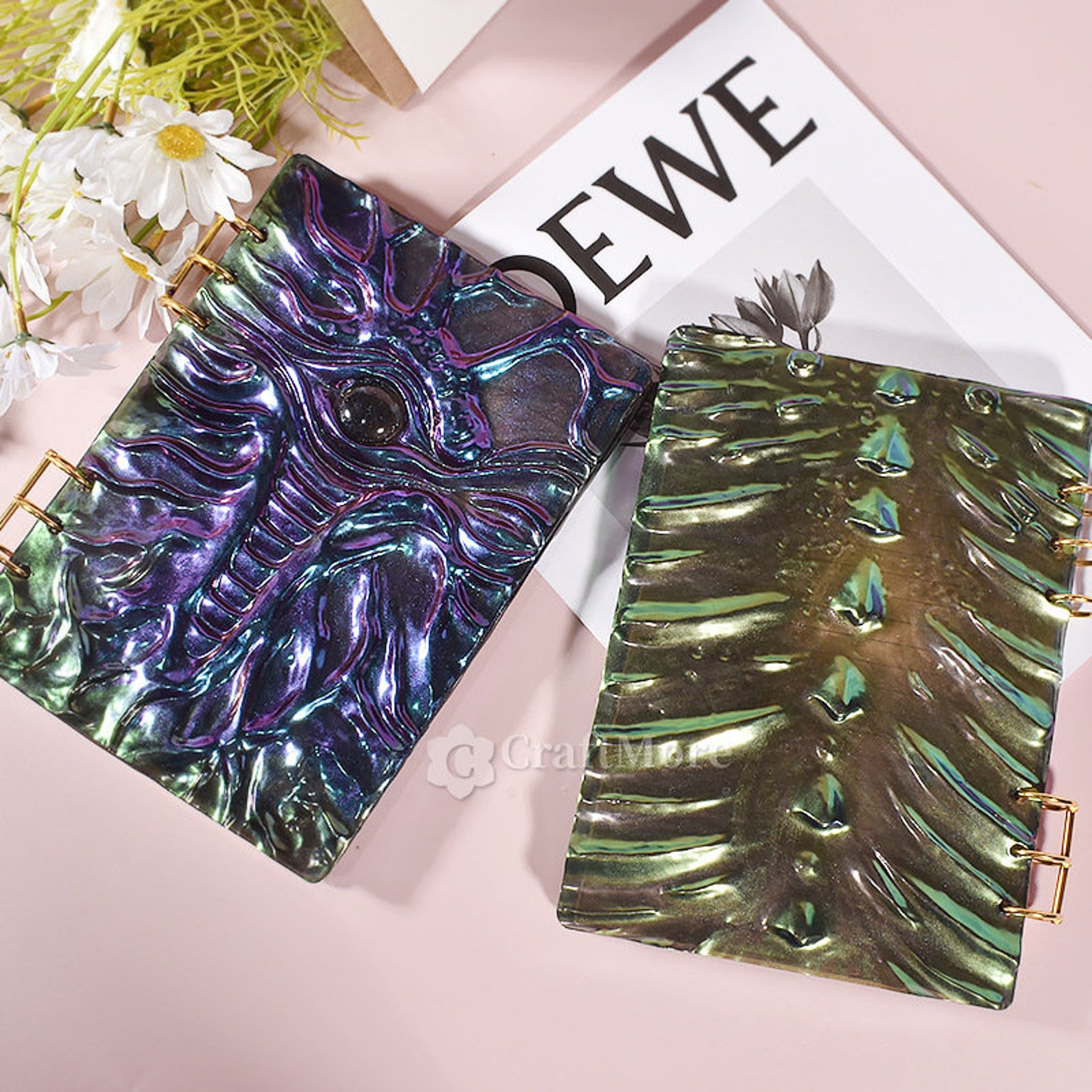 Cthulhu Style Demon Eyes Notebook Cover Mold-silicone Notebook Cover ...