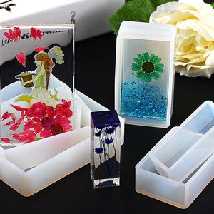 Rectangle Silicone Mold for Home Decoration - Large size square epoxy resin mold - for household products Making - craft supplies