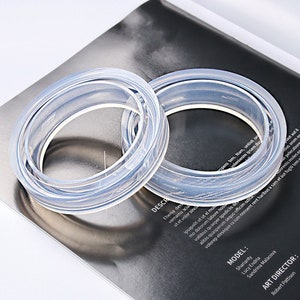 Large bracelet  Silicone mold-54mm-78mm Round bangle resin molds-Round bangle resin molds-Silicon bangle mold-Resin jewelry mold
