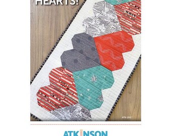 Let s Play Hearts Quilt Pattern Atkinson Designs Etsy