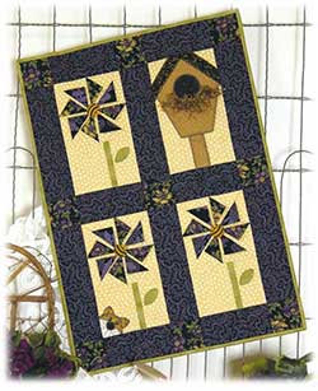 Pinwheels & Purrs Wall Hanging Pattern Pak Plus - Etsy