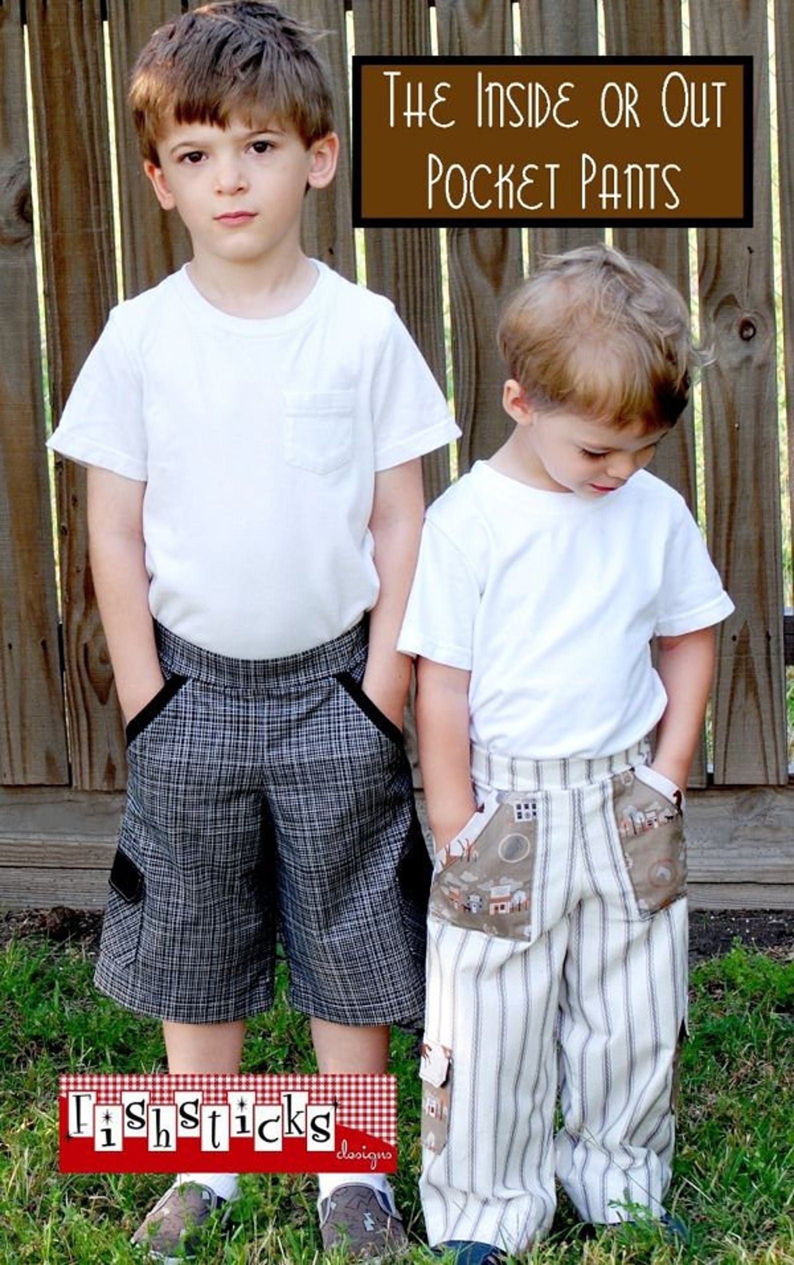 Inside or Out Pocket Pants From Fishsticks Designs sizes 6m - Etsy