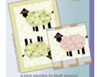 Sheep Little Baby Quilt Pattern by bean counter Quilts