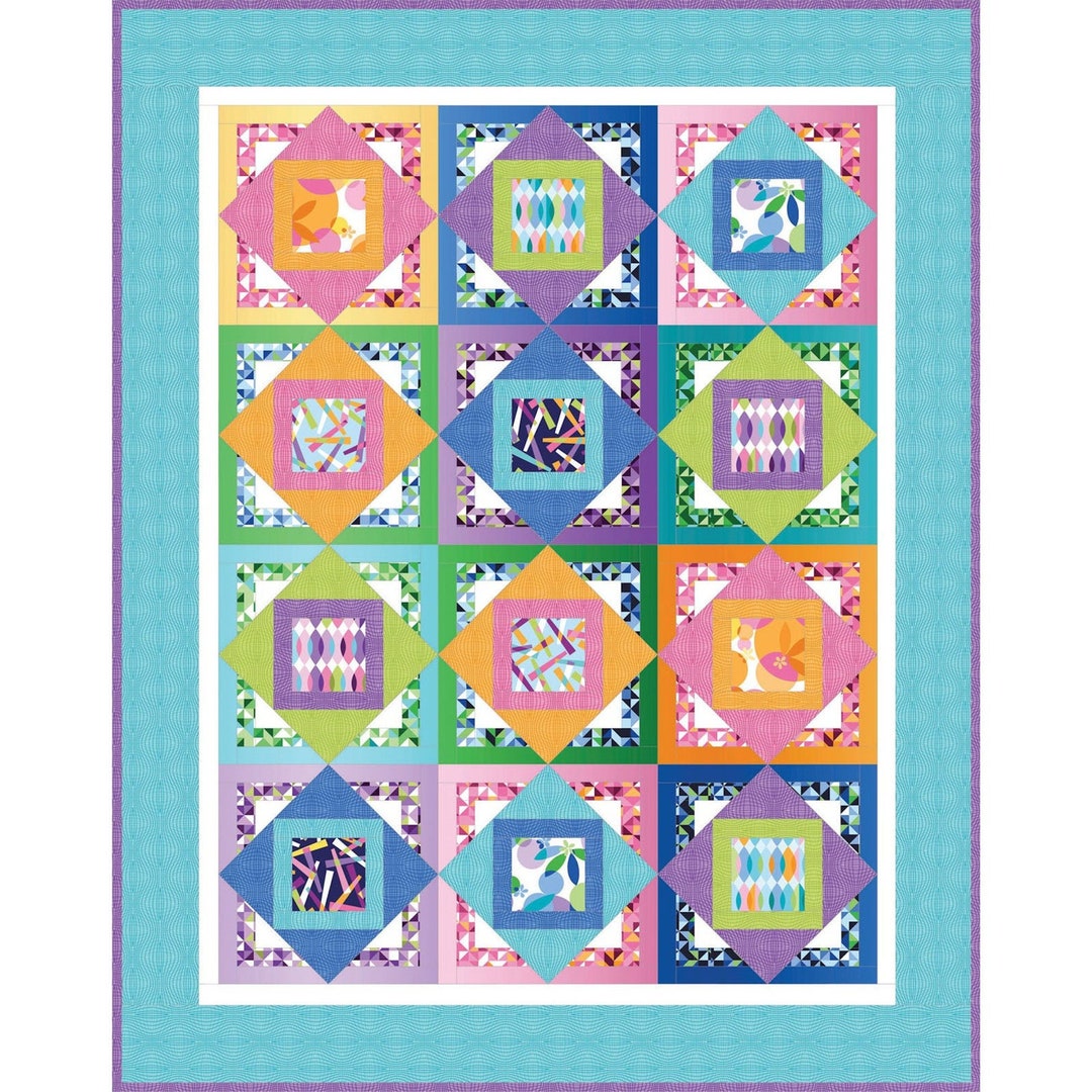 Good Vibrations Quilt- Fabric Kit by Debbie Beavers for Maywood Studio ...