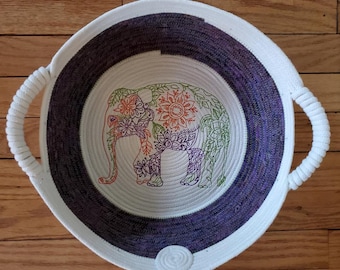 A Little Bit of This/A Little Bit of That Rope Basket Pattern