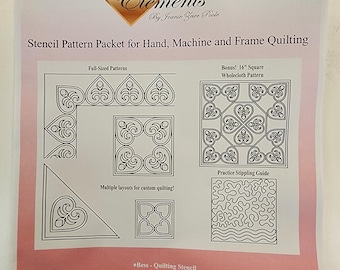 Elements Stencil Pattern by Joanie Zeier Poole