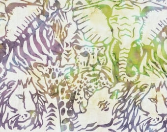 Batik Hand dyed fabric 5619
