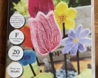Felted Nature Embroidery Album by Husqvarna Viking