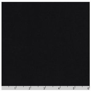 May include: A solid black fabric swatch. The fabric has a subtle texture.