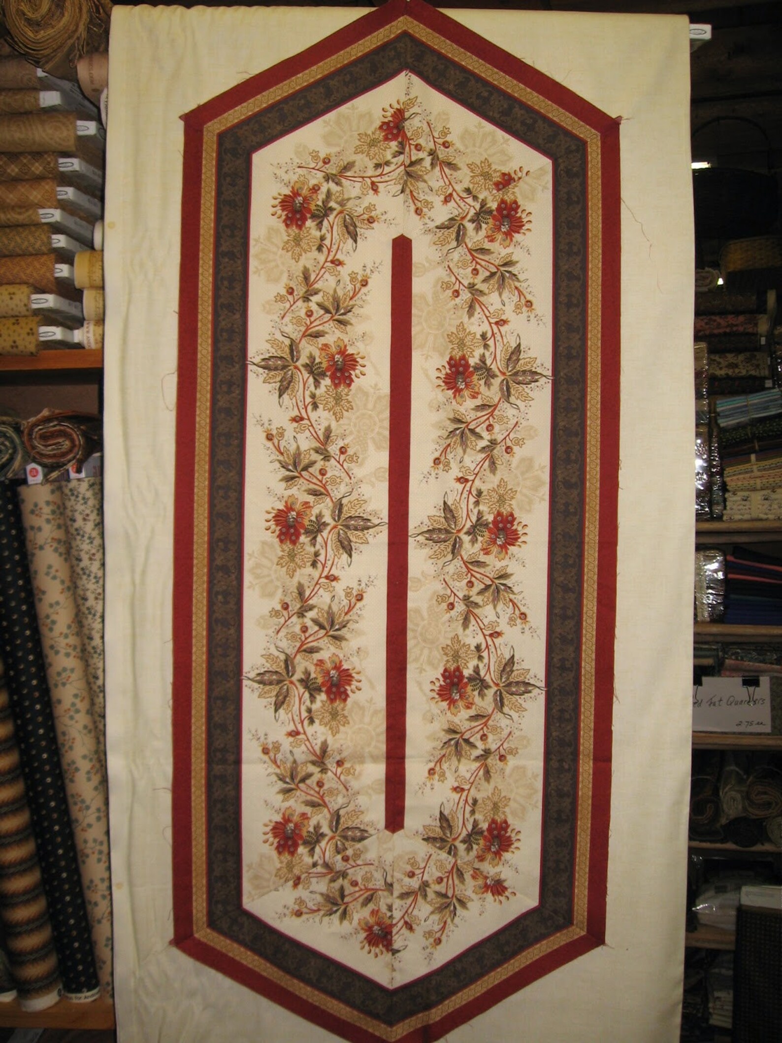 The Original Easy Striped Table Runner by Karen Montgomery - Etsy