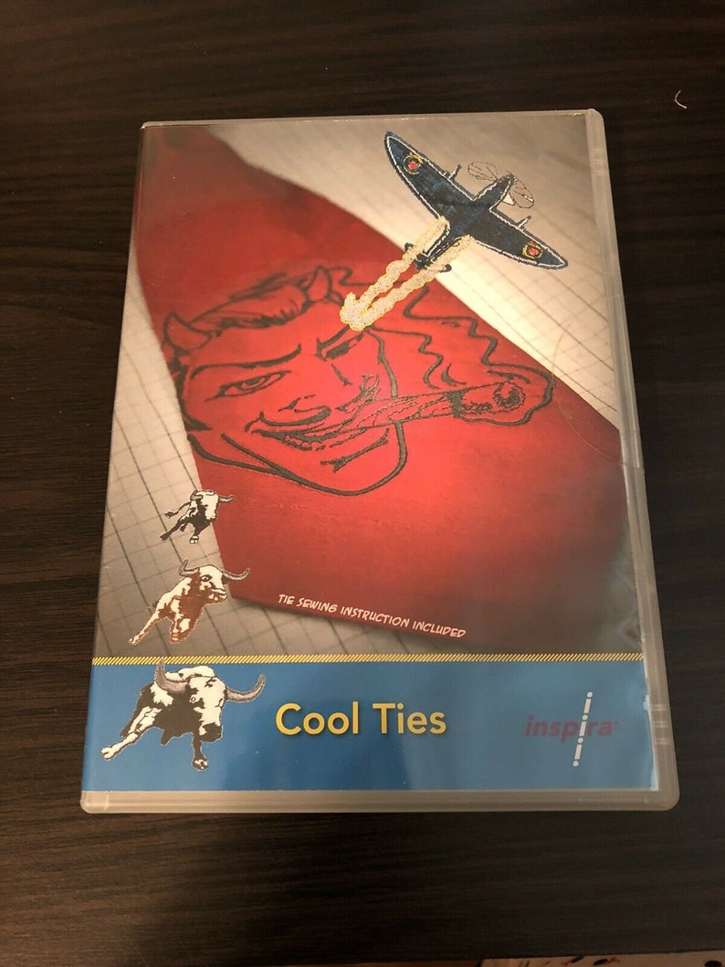 Cool Ties Machine Embroidery by Inspira