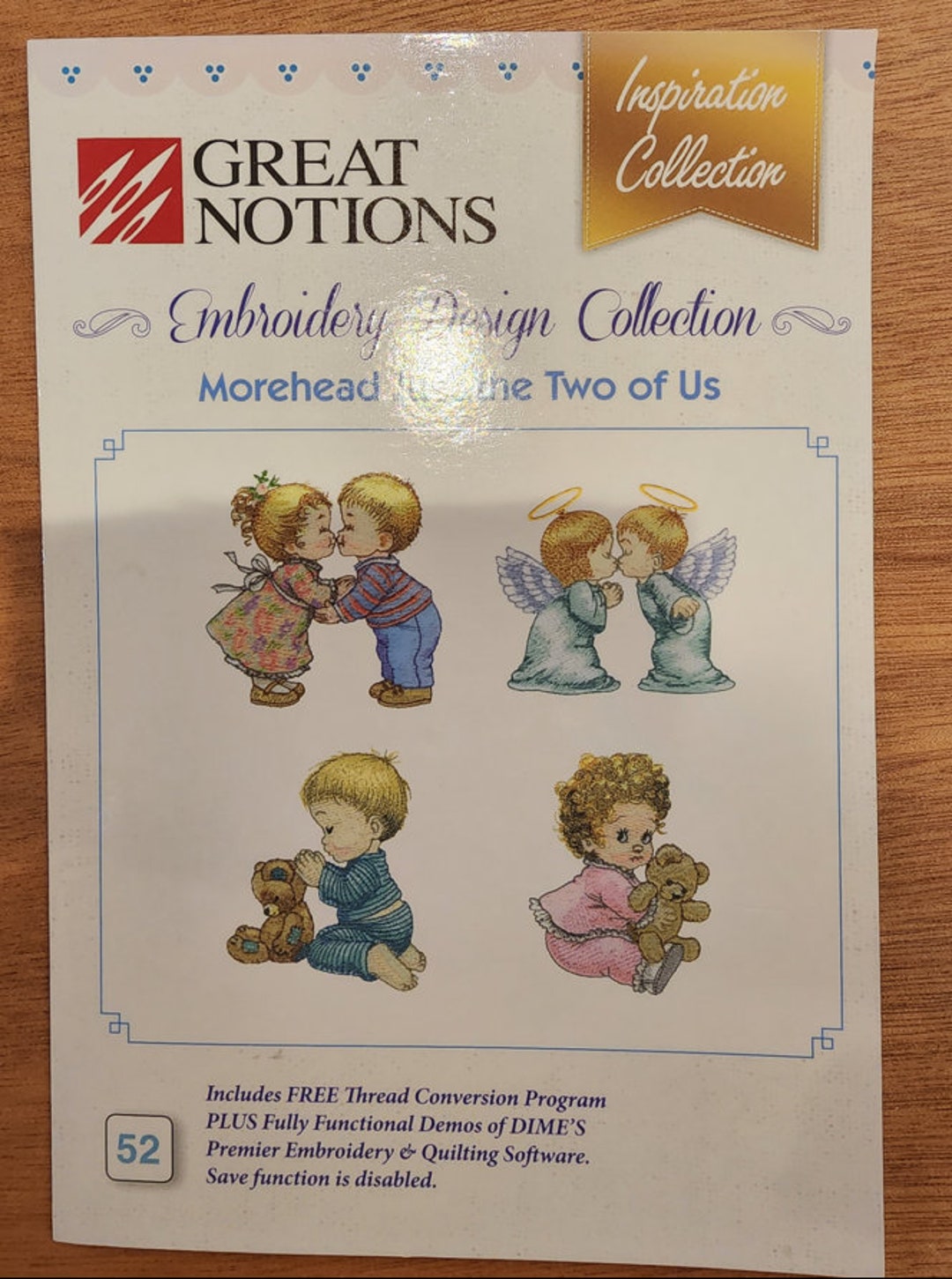 Great Notions Machine Embroidery Morehead Just the Two of Us Etsy