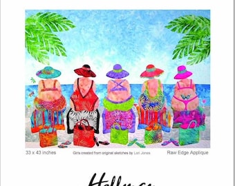Beach Bums Wall hanging Pattern by Joann Hoffman