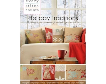 Holiday Traditions Embroidery CD-Multi Format-22 Designs