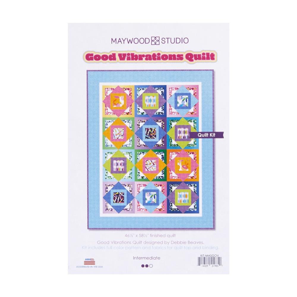 Good Vibrations Quilt- Fabric Kit by Debbie Beavers for Maywood Studio ...