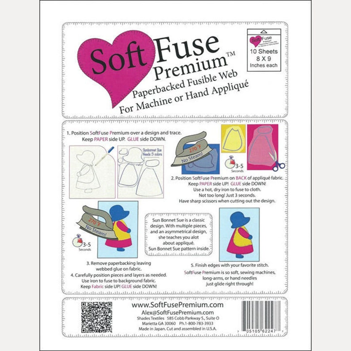 Soft Fuse Premium Fusible  Sheets Etsy
