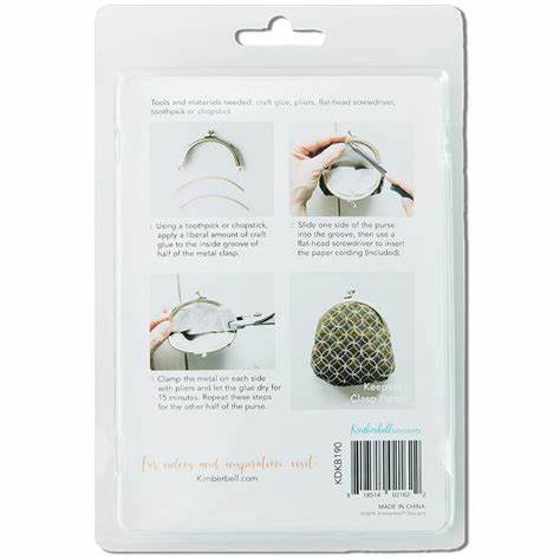 Kimberbell Keepsake Small Crescent Clasp Purse Frame KDKB190 Etsy