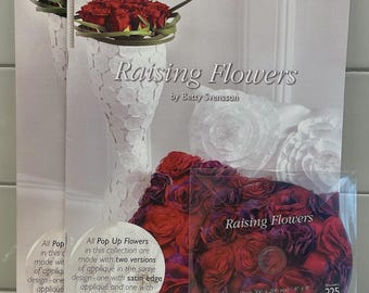 Husqvarna Viking Raising Flowers Machine Embroidery CD-Multi format