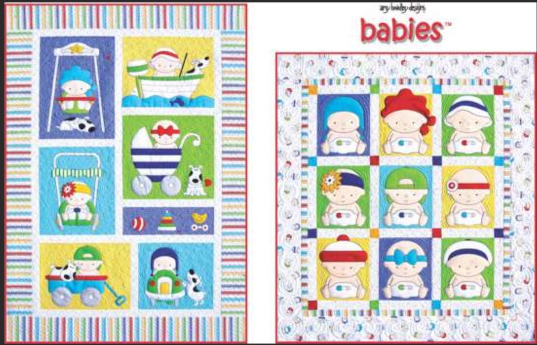 babies Quilt Pattern (2 patterns as pictures) by Amy Bradley