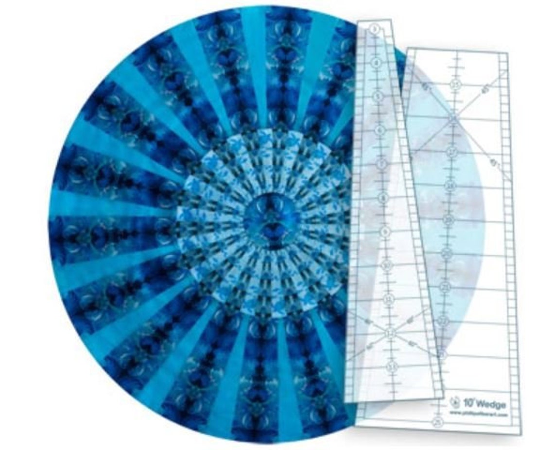 10 Degree Wedge Ruler 2 Piece & Bonus Pattern by Phillip Art | Etsy