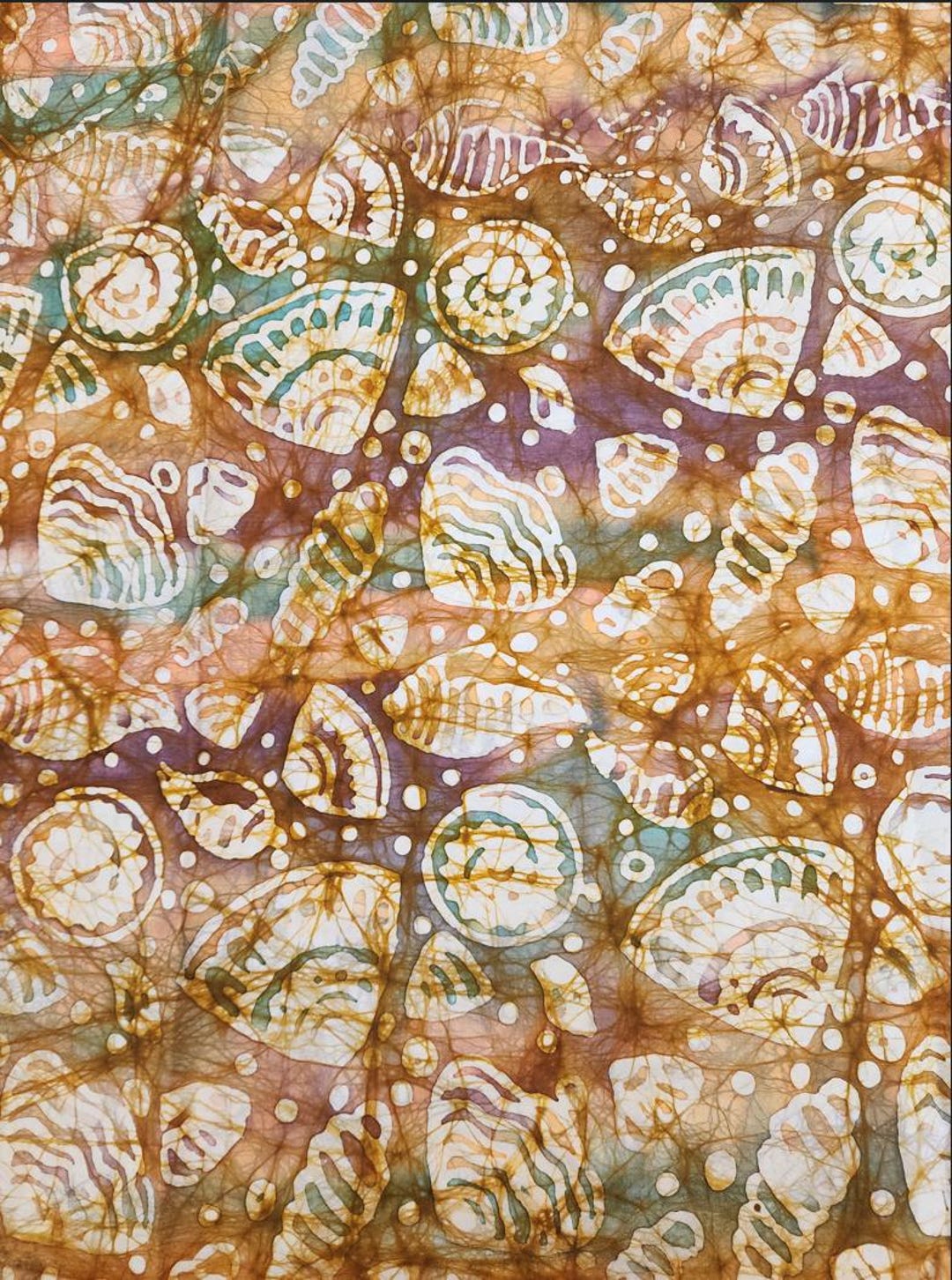 Sea Shells Galore Batik - Etsy
