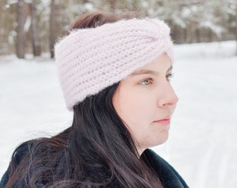 Alpaca headband women's, Wool headband, Winter headband girls, Knitted headband, Hand knit headband, Women's headband, Ladies headband