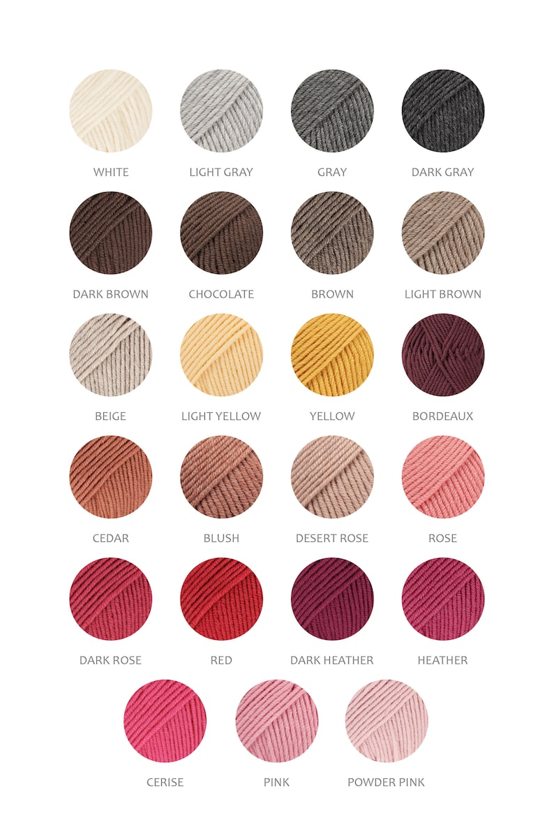 Drops Alpaca Color Chart 1