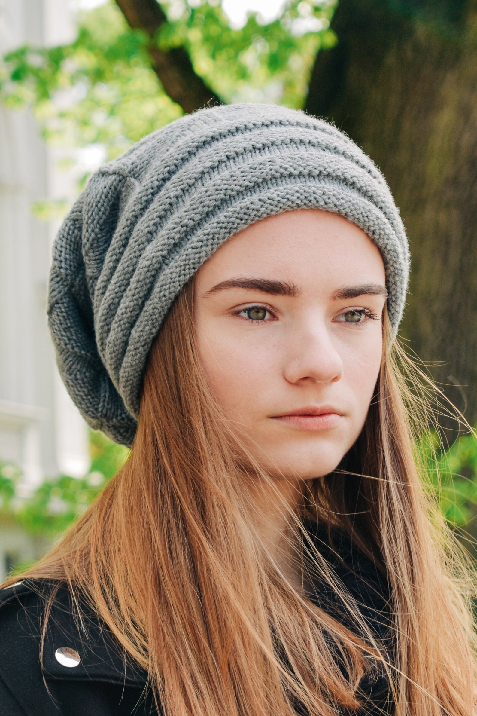 Oversized Beanie Slouchy Women's Hat Large Chunky Etsy