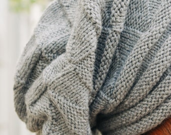Oversized Beanie, Slouchy Women's Hat, Large Chunky Beanie Oversized Beanie, Slouchy Women's Hat, Large Chunky Beanie