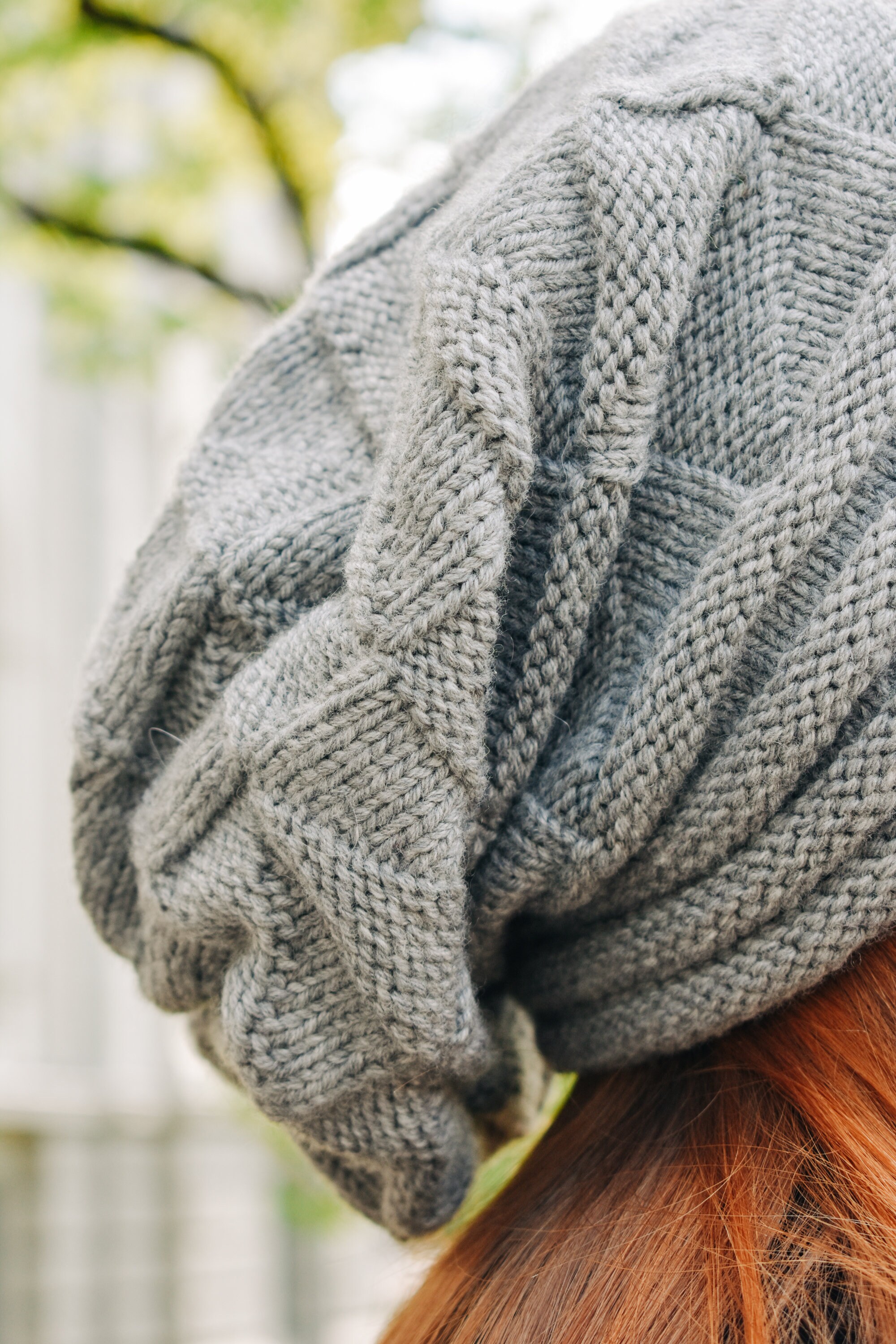 Oversized Beanie, Slouchy Women
