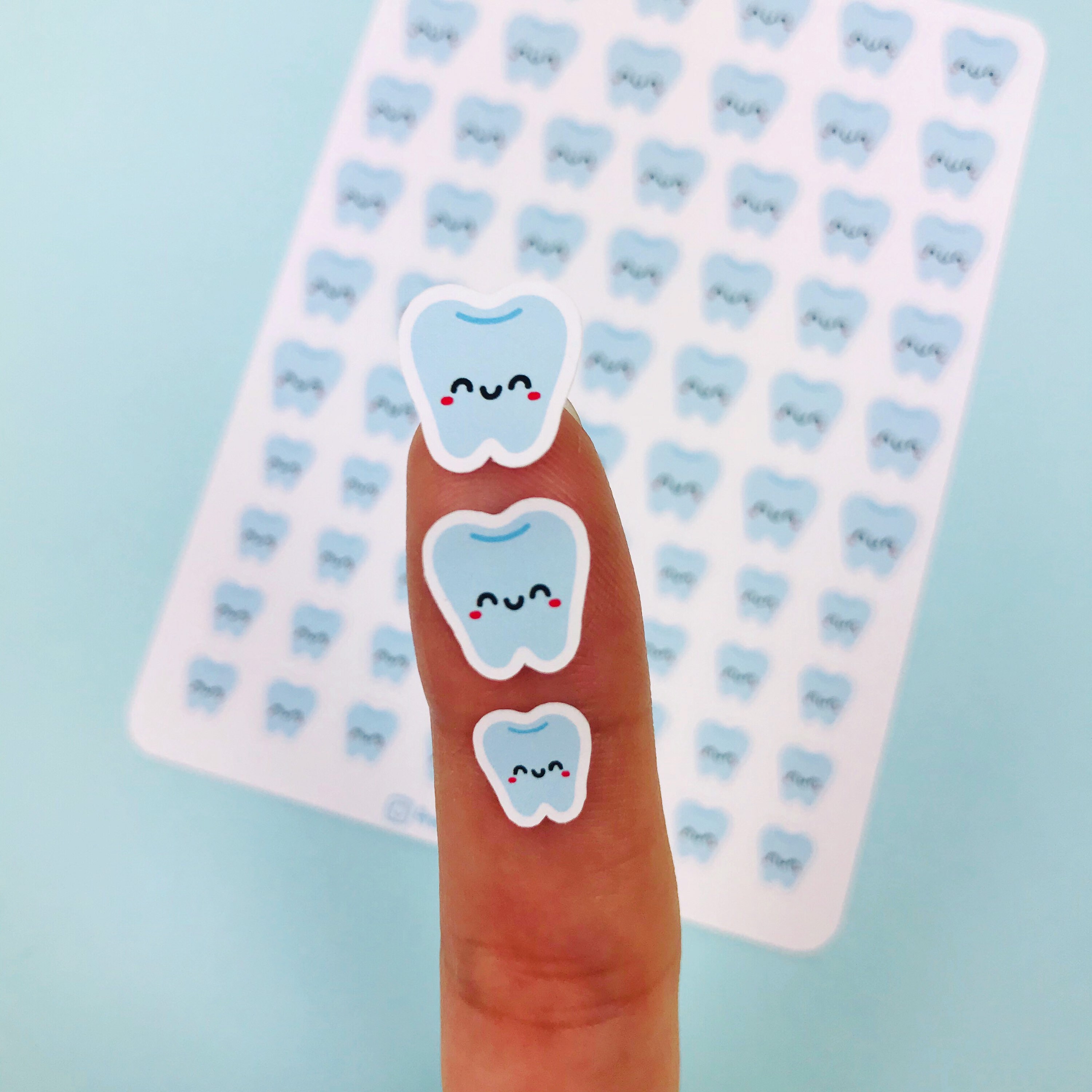 Dentist Appointment Stickers Tooth Labels Teeth Sticker Etsy