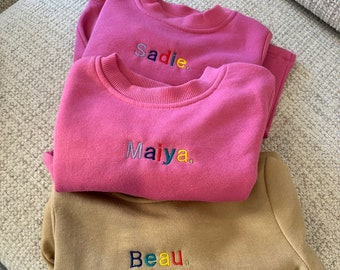 Personalised Kids Jumpers (Size 1-6)