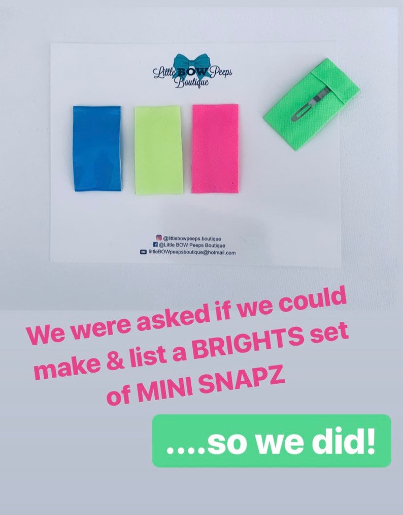 Brights Mini SNAPZ Set