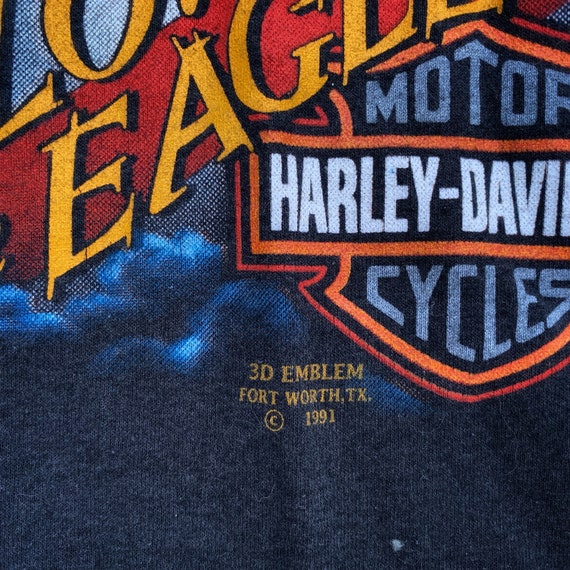 90s Vintage Harley Davidson Follow the Eagle 3D E… - image 4