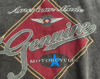 80s 90s Vintage Harley Davidson Motorcycles Genuine Hutchins CA Jumper Sweater Shirt