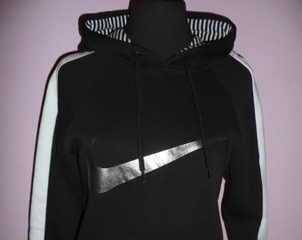 Vintage NIKE Unisex Black Hoodie/hooded Sportswear/men's - Etsy Ireland