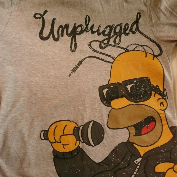 The Simpsons unisex T-Shirt/Simpson original tee/Homer SIMPSON T-Shirt/Matt Groening Logo/collectable t-shirt by 20th Century FOX Film Co/ M