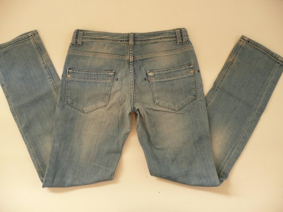 Vtg Men\'s Blue Jeans Tom Tailor/casual Low Waist Jeans/slim Fit Designer  Jeans/straight Cotton Denim Pants/stonewashed Jeans/size L/164. - Etsy