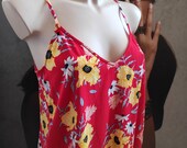 Women 39 s Summer Cocktail Cold shoulder Top Romantic Loose Fit Short blouse Peasant Floral Print Top Rustic Multicolor Blouse Festival Top M.