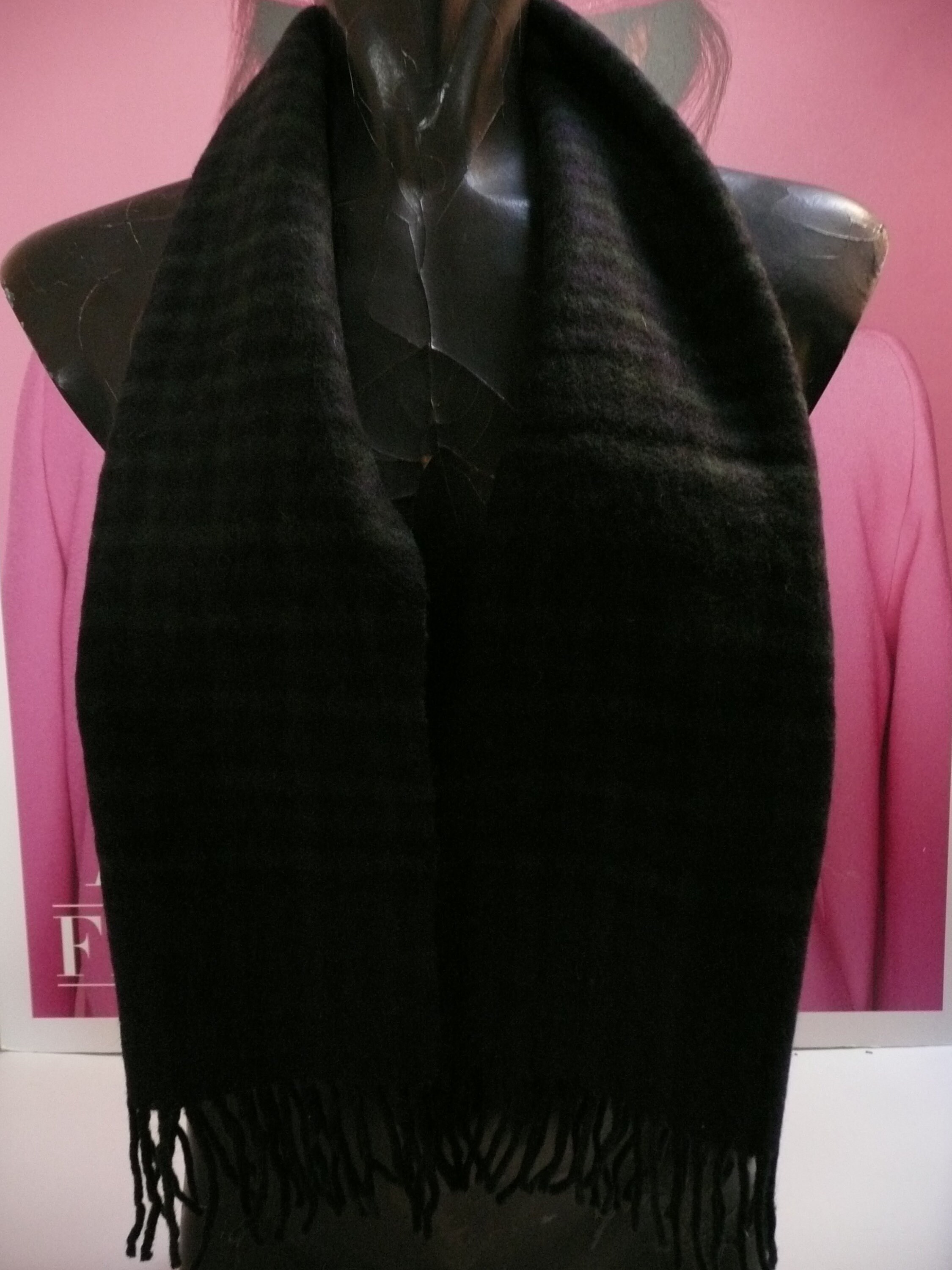 Foulard Vintage En Soie PROCHOWNICK - Dimensions 77 X 79 Cm - Rose - Occasion Très Bon État