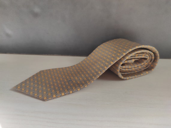 Elegant Gentleman Silk Tie by CELINE, Paris/Styli… - image 9