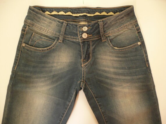 Vintage LUXURY QUEEN Blue Jeans/low Waist Etsy