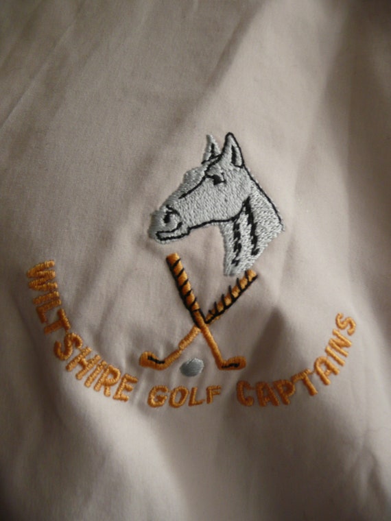 Vintage 80s Men's Beige Windbreaker GLENMUIR/Golf… - image 1