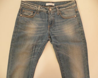 Vtg KOCCA women's blue jeans/CERVESA denim pants/italian fashion jeans/casual low waist jeans/slim fit jeans/Straight stonewashed jeans/sz26