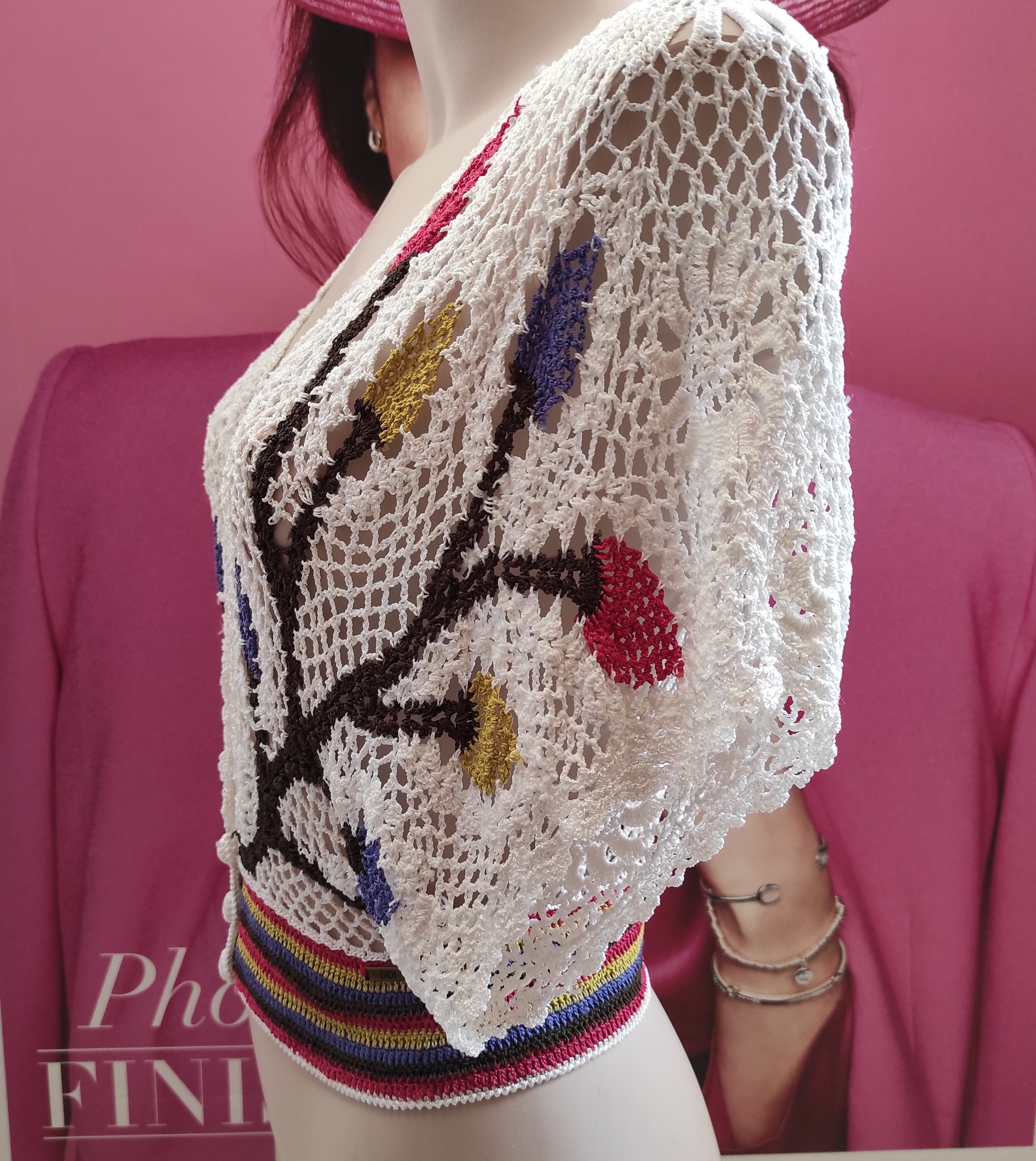 Women's Crochet Short Jacket/duster Pattern Crochet Cardigan/pattern