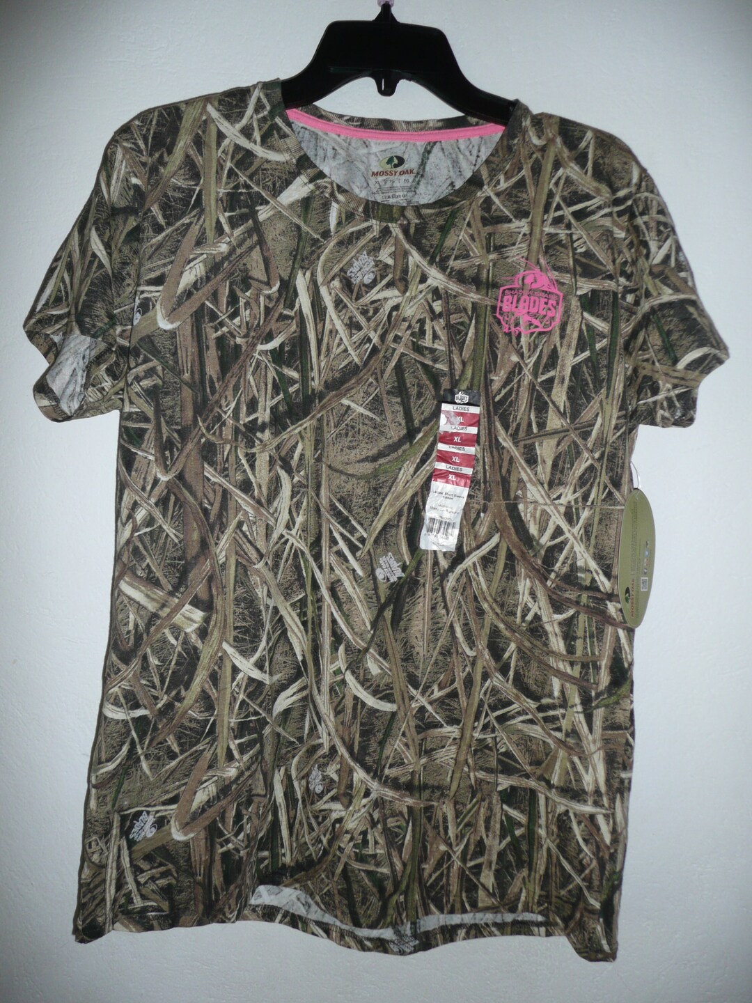 Women's Camouflage Tshirt Mossy/short Sleeve Quiet Sport Shirt