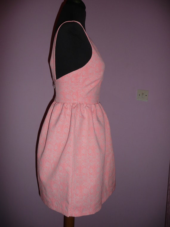 Vintage pink cocktail dress/TRAFALUC ZARA mini dr… - image 5