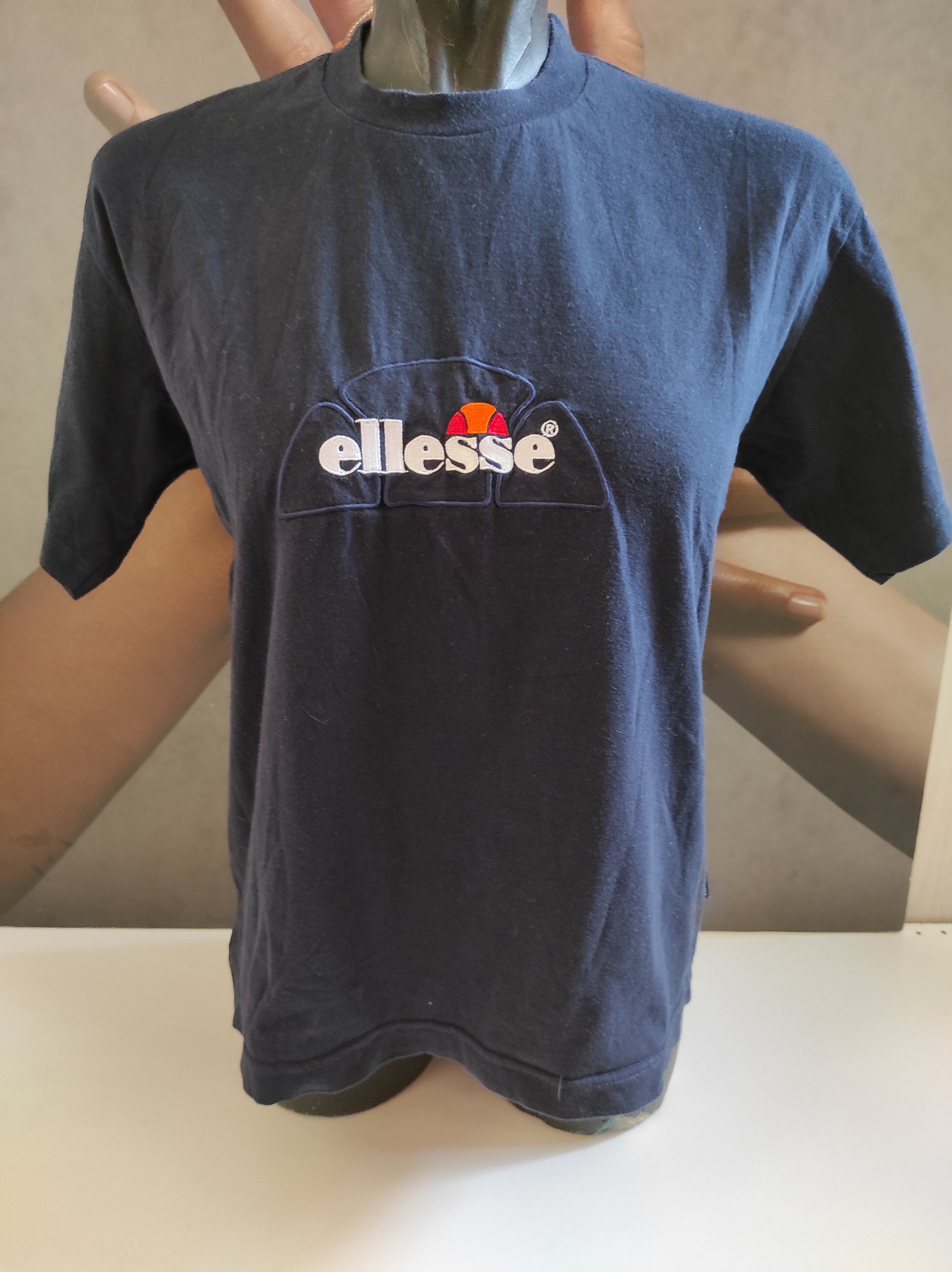 Vintage Unisex Ellesse T-shirt/cotton Black Short - Etsy New Zealand