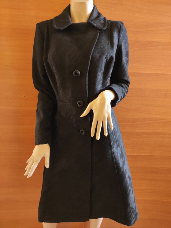Women's 60s-70-s MOD Coat/Ladies Fit & Flare-Line… - image 3
