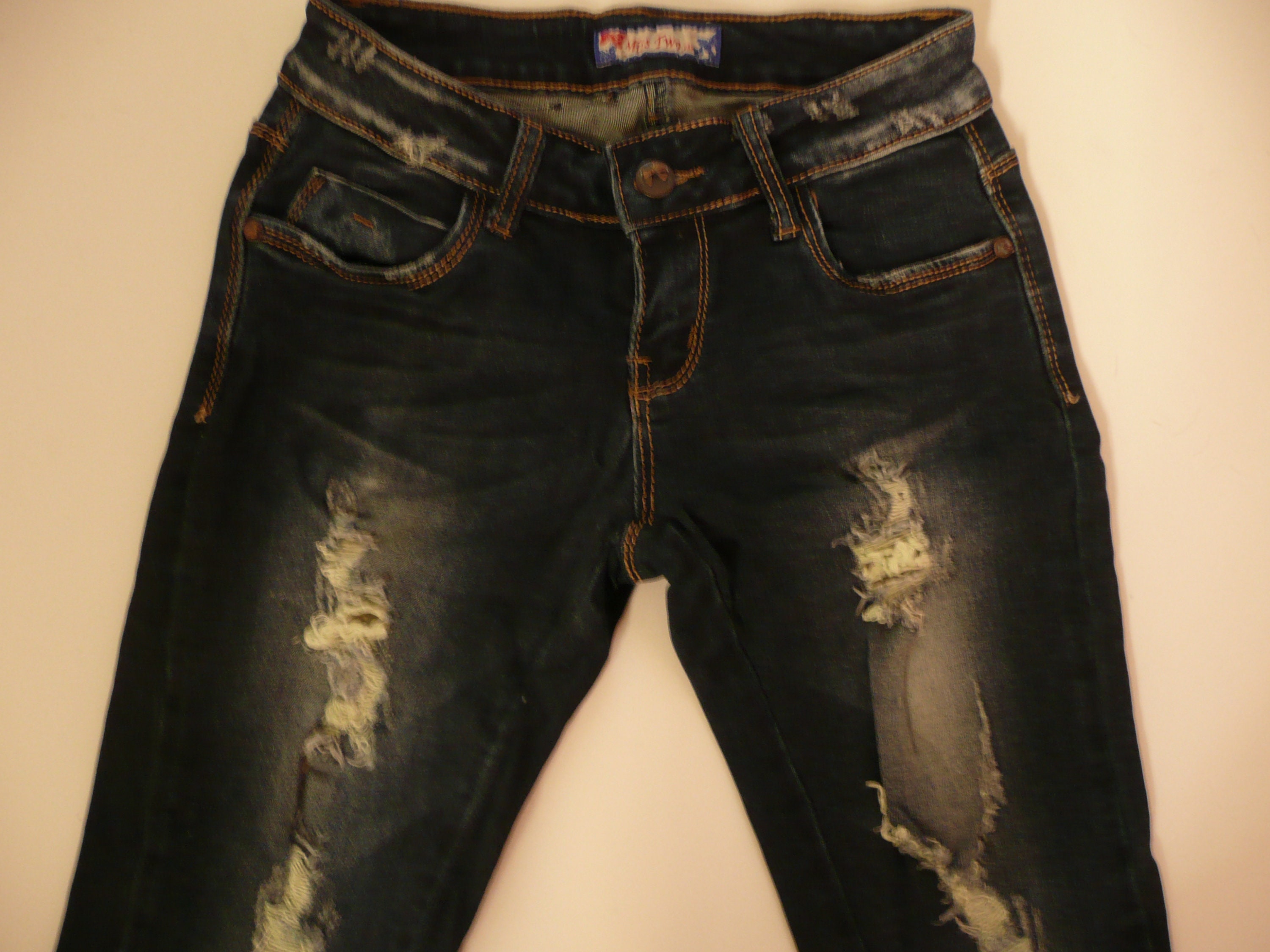 Miss Me Jeans Denim Mid Rise Distressed Ripped Frayed Cuffed Mid Shorts Light 28 